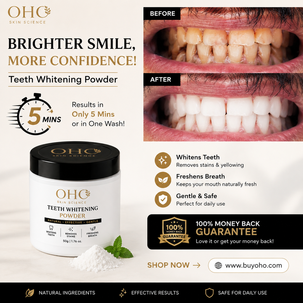 Teeth whitening powder